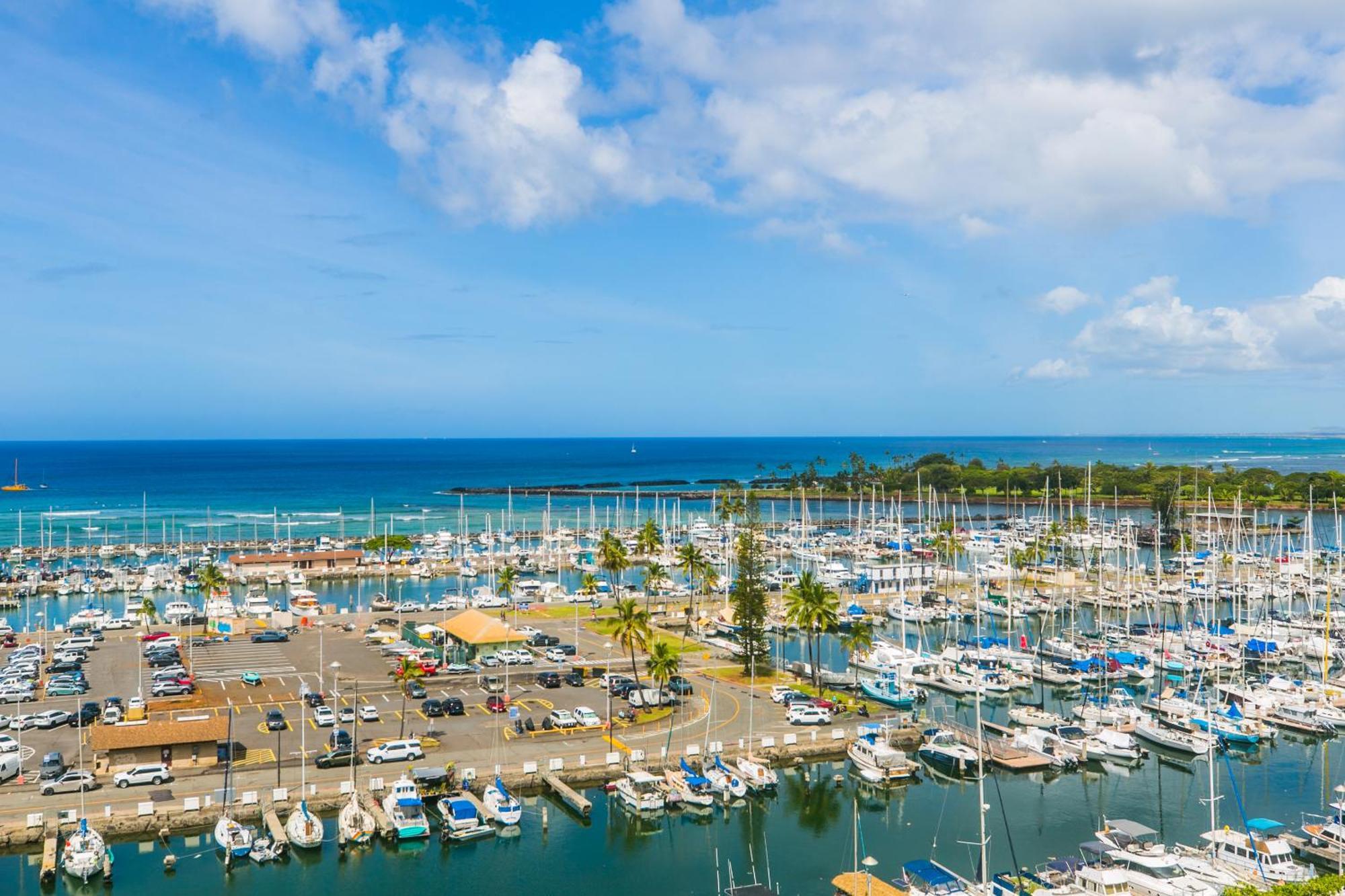Ilikai Tower 1127 Yacht Harbor View 1Br Lägenhet Honolulu Exteriör bild